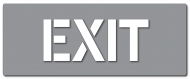 EXIT Stencil - For Car Parks